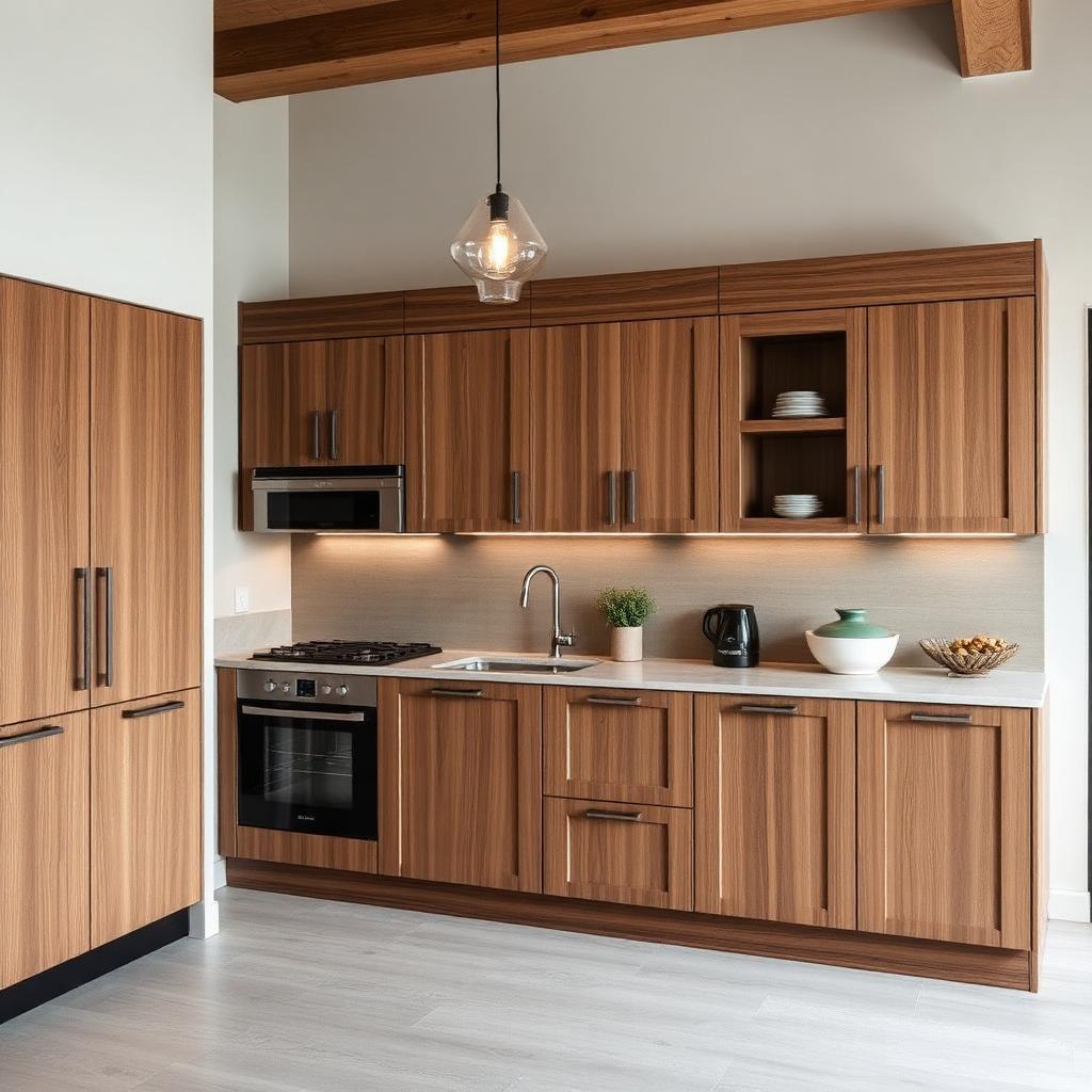 Teak Modular Kitchen
